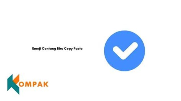 
Font Emoji Centang Biru TikTok – How To Copy Blue Tick Logo? 